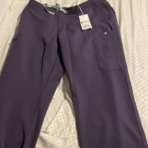 Purple scrub pants